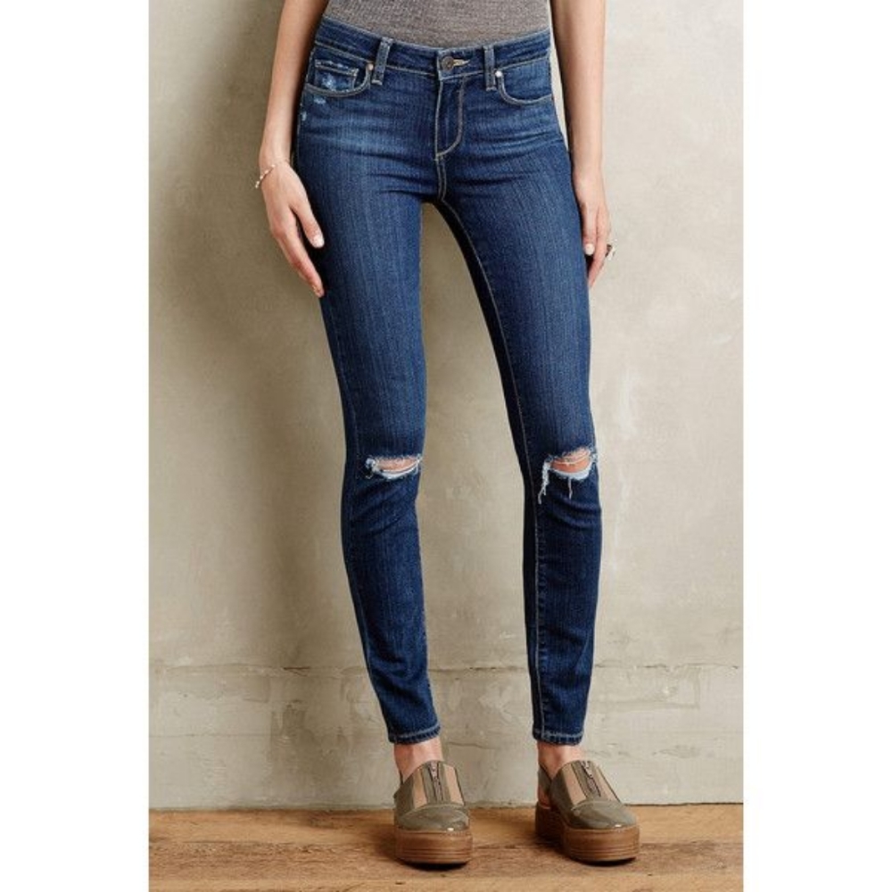Paige Verdugo Ultra Skinny Distressed Jeans